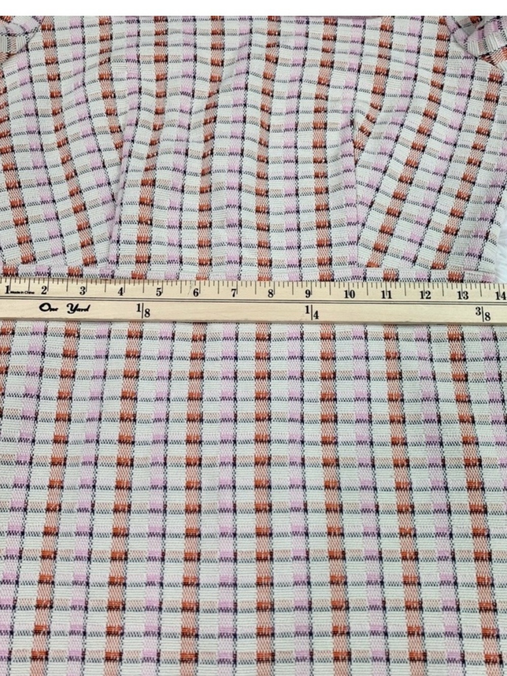 Plaid square neck cap sleeved preppy sheath dress 2p - Picture 5 of 10